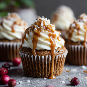 Sticky Toffee Pudding Cupcakes with Brandy Butter Frosting