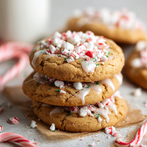 Vegan Peppermint Cookies – Soft, Fluffy & Holiday-Perfect