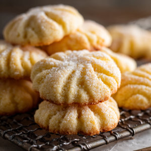 Easy 3-Ingredient Butter Cookies