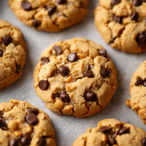 Easy Peanut Butter Chocolate Chip Cookies