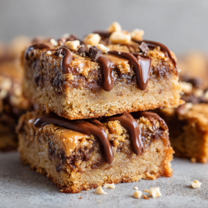 Soft & Chewy Peanut Butter Cookie Bars : Your Next Addictive Treat