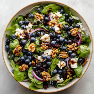 Blueberry Goat Cheese Salad