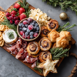Holiday Breakfast Charcuterie Board : Festive, Flavorful & Beautifully Balanced