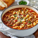 Beef & Tomato Macaroni Soup : A Cozy, Classic One-Pot Meal