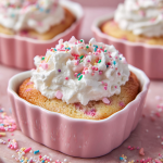 Mini Valentine’s Tres Leches Cakes : Sweet, Moist & Perfectly Pink