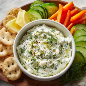 Creamy Herbed Cottage Cheese Dip