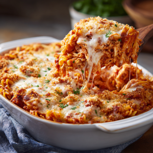 Chicken Parmesan Casserole : Classic Flavor, Cozy Bake