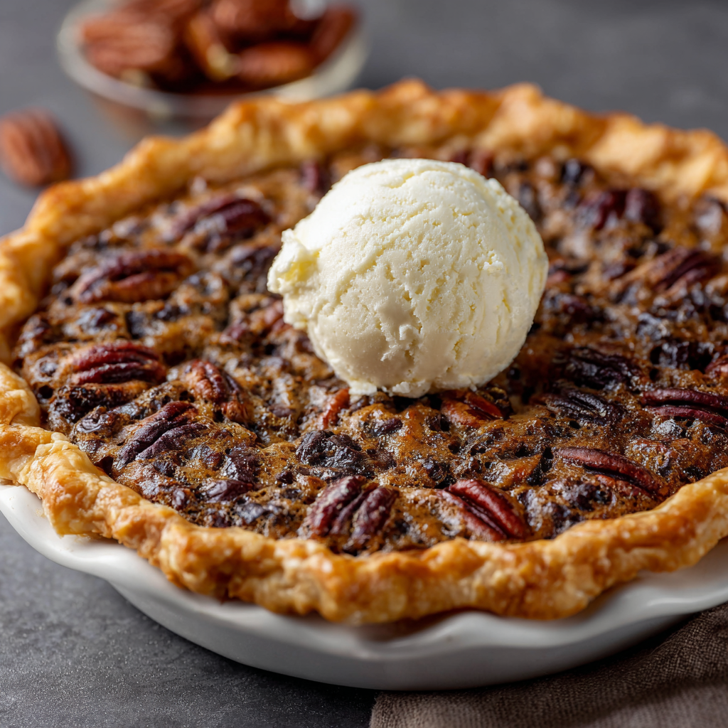 Classic Kentucky Chocolate Chip Pecan Pie : Gooey, Golden & Irresistible