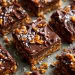 No-Bake Chocolate Peanut Butter Crunch Bars