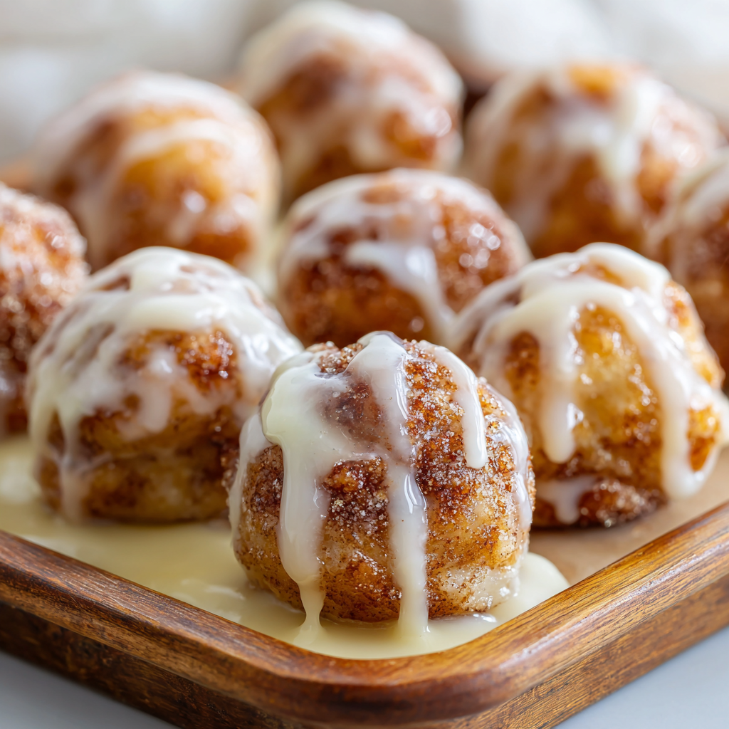 Cinnamon Roll Bites : Quick, Buttery & Coated in Sweet Cinnamon Sugar