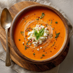 High Protein Tomato Soup : Creamy, Cozy, and Cottage Cheese-Powered