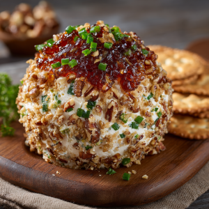Sweet & Spicy Pepper Jelly Cheeseball : The Ultimate Party Starter