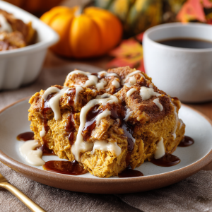 Pumpkin Spice Latte Breakfast Bake