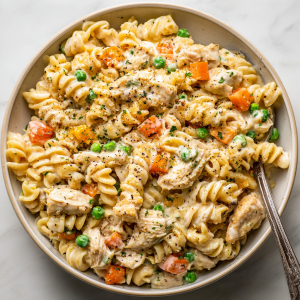 Chicken Pot Pie Noodle Soup