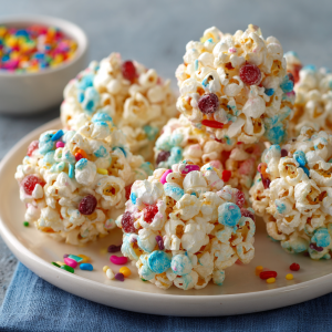 Fruity Marshmallow Popcorn Balls