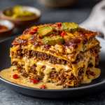 Vegan “Cheeseburger” Lasagna : All the Burger Vibes, No Beef