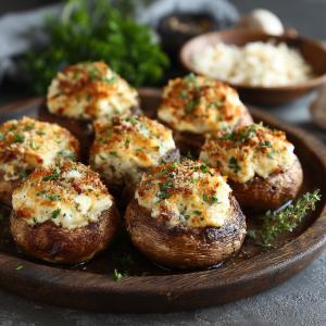 Mouth-Watering Stuffed Mushrooms : Creamy, Savory & Crowd-Pleasing