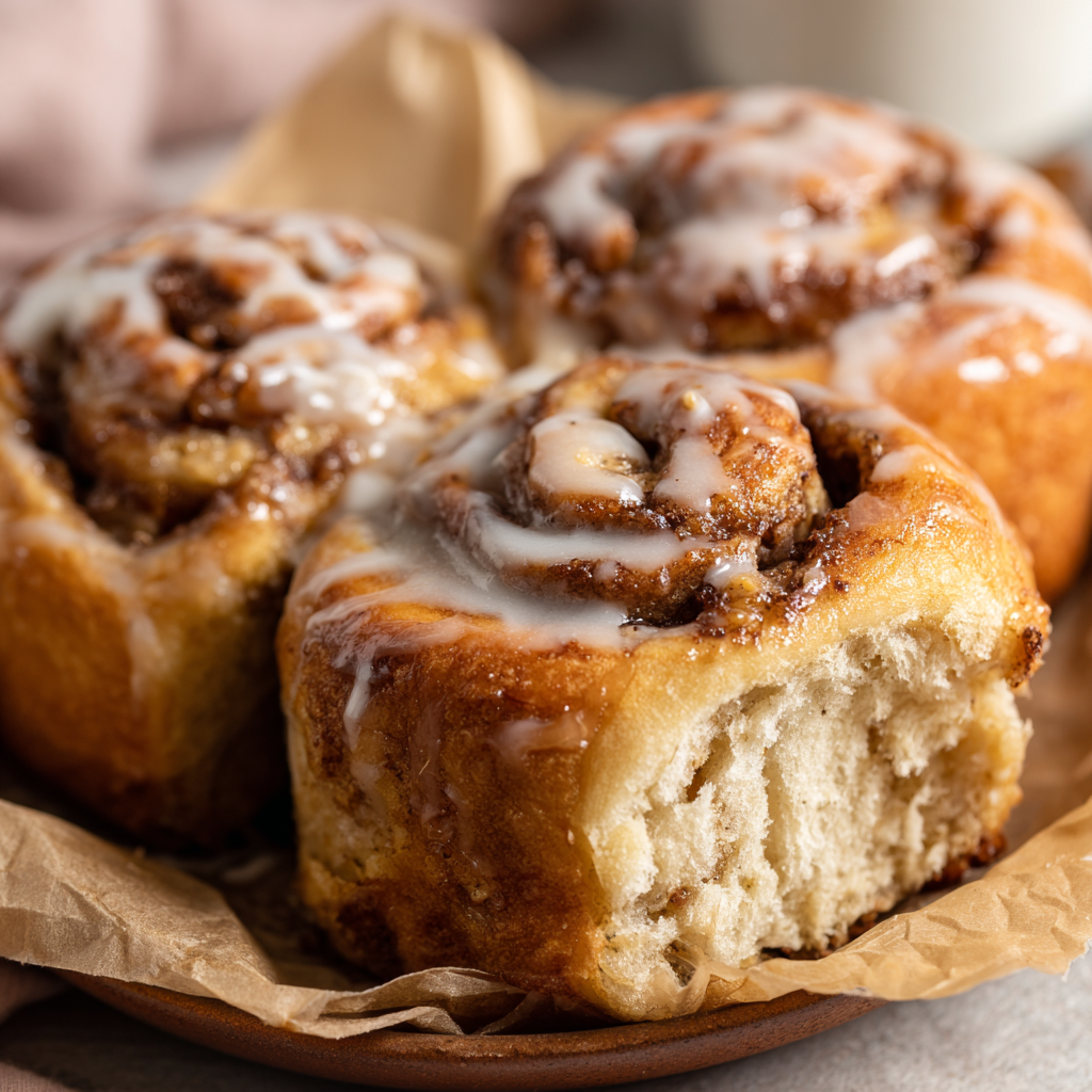 Banana Bread Cinnamon Rolls : Soft, Gooey, and Glazed to Perfection