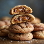 Rolo-Stuffed Snickerdoodles with Cinnamon Sugar Crunch