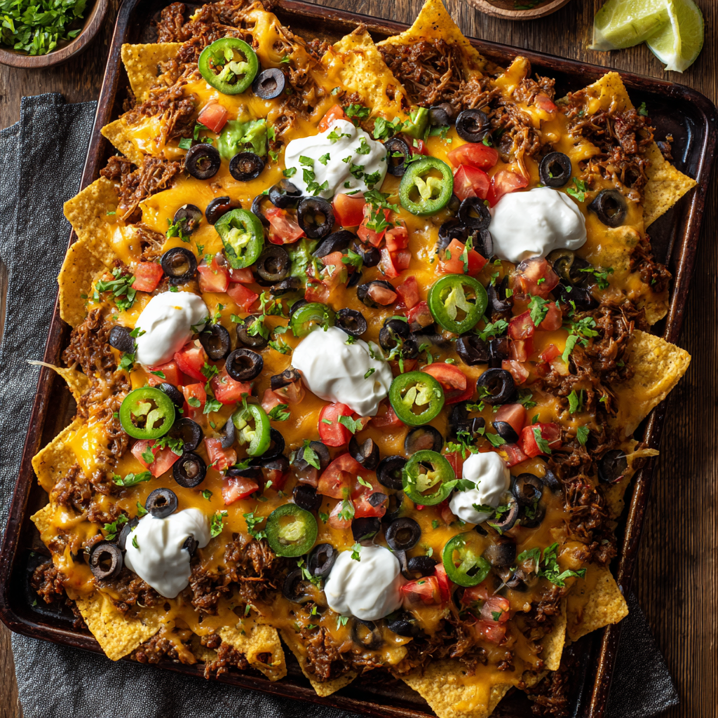 Loaded Nachos Supreme : Ultimate Game Day Snack