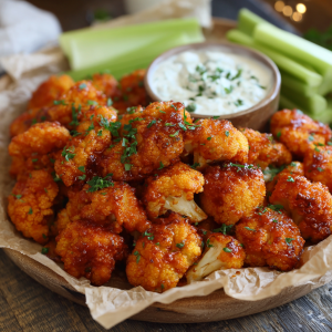 Buffalo Cauliflower Bites: Crispy, Spicy & Vegetarian-Friendly