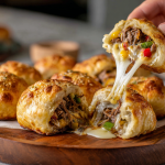 Easy Philly Cheesesteak Bombs : Gooey, Cheesy, and Irresistible!