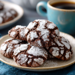 Chocolate Crinkle Cookies : Fudgy, Rich, and Dusted with Sweetness