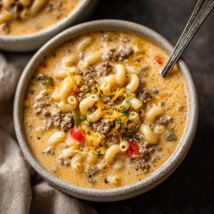 Cheeseburger Macaroni Soup : Creamy, Hearty & Family-Friendly Comfort Food