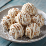 Chai-Spiced Coconut Macaroon Balls : No-Bake Coconut Snowballs with Cozy Flavor