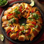 Christmas Chicken Fajita Wreath : A Festive, Flavor-Packed Holiday Appetizer