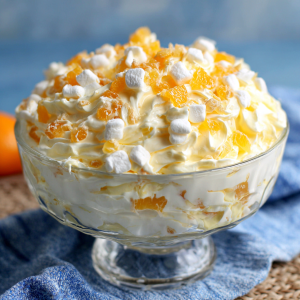 Orange Fluff Jello Salad : Light, Creamy, & Perfect for Any Occasion
