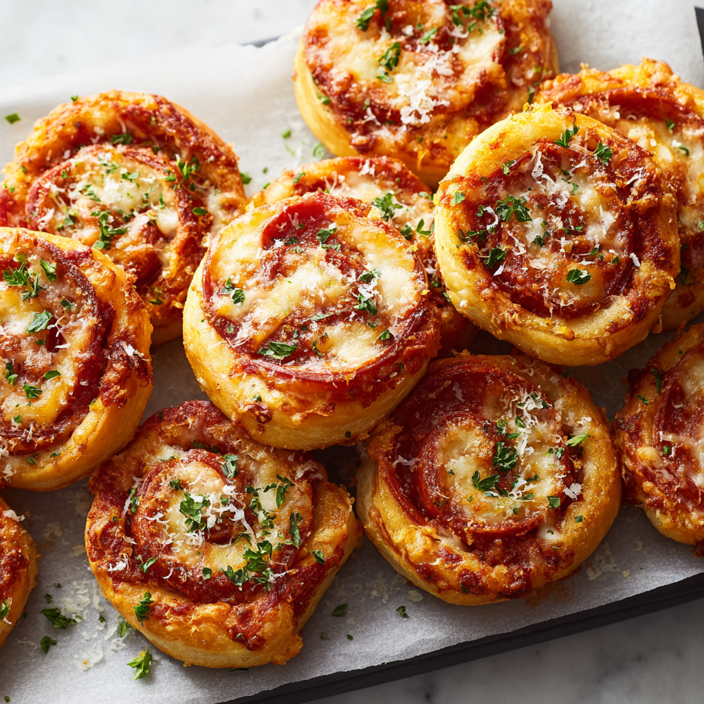 Pizza Pinwheels: Cheesy, Crispy, Crowd-Pleasing Snacks