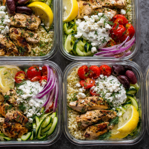 Greek Chicken Meal Prep Bowls