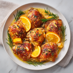 Honey Citrus & Rosemary Braised Chicken Thighs : Bright, Caramelized Winter Comfort