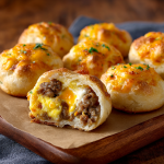 Grab & Go Breakfast Biscuits : Stuffed, Savory & Perfect for Mornings