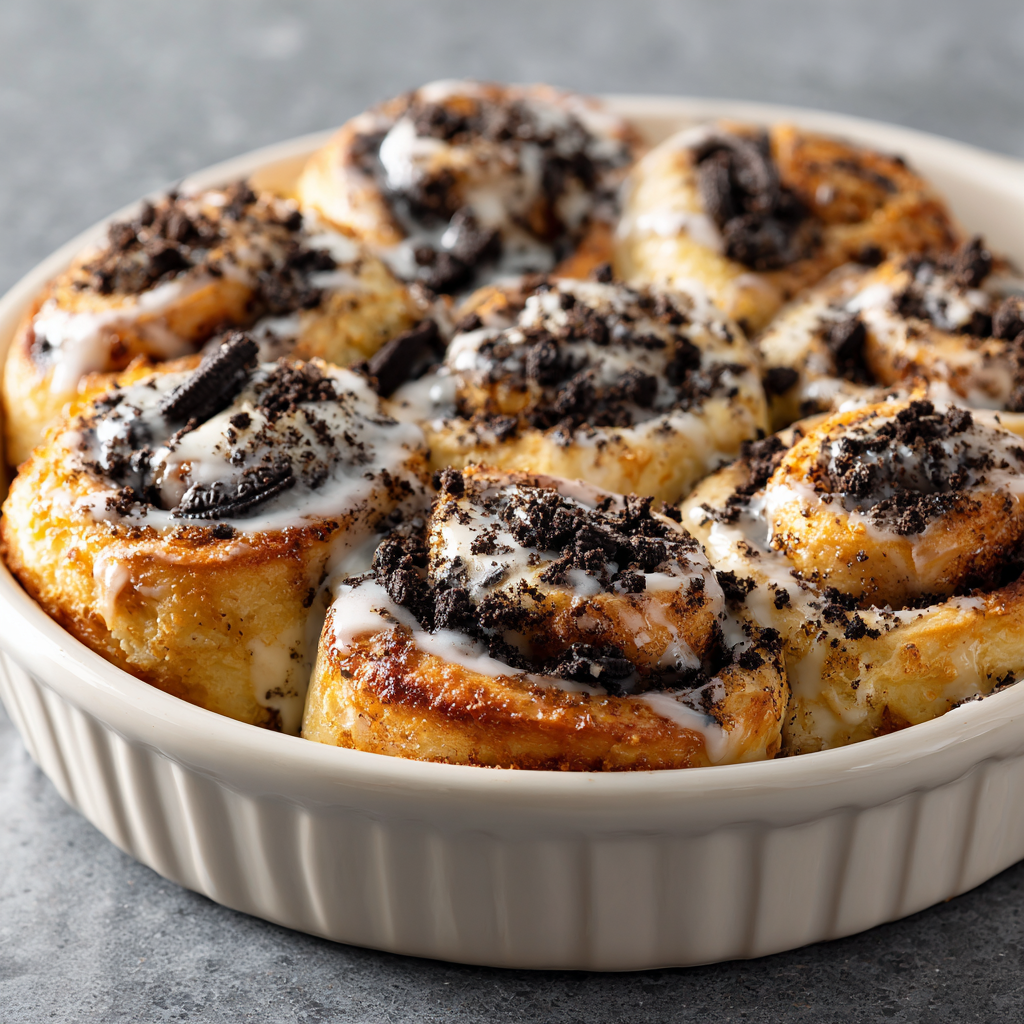 Easy Oreo Cinnamon Rolls : Gooey, Chocolatey, and Ready in Minutes