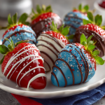 Chocolate-Dipped Strawberries in Team Colors : A Festive & Fresh Game Day Treat