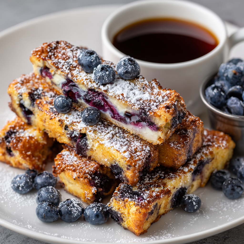 Air Fryer Blueberry French Toast Sticks: Crispy, Fluffy & Bursting with Flavor