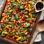 Sheet Pan Cashew Chicken : Takeout Flavor, One-Pan Ease