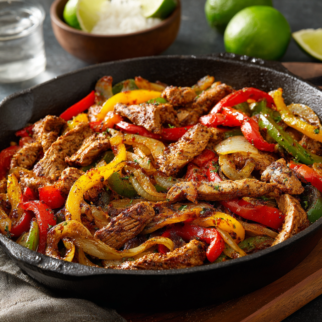 Chicken or Steak Fajita Skillet : Easy One-Pan Tex-Mex Dinner