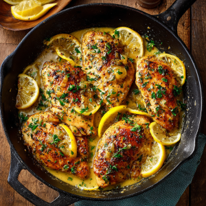 Lemon Butter Dijon Skillet Chicken : Easy, Flavor-Packed Weeknight Dinner