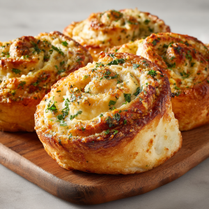 Garlic Parmesan Swirls : A Buttery, Cheesy Twist on Classic Garlic Bread