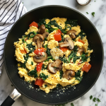 High-Protein Egg White Veggie Scramble
