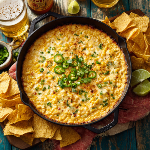 Cheesy Mexican Corn Dip (Irresistible Party Appetizer)
