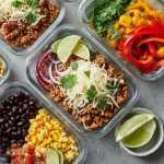 Weekday Meal-Prep Turkey Taco Bowls : Colorful, Protein-Packed, and Ready to Grab