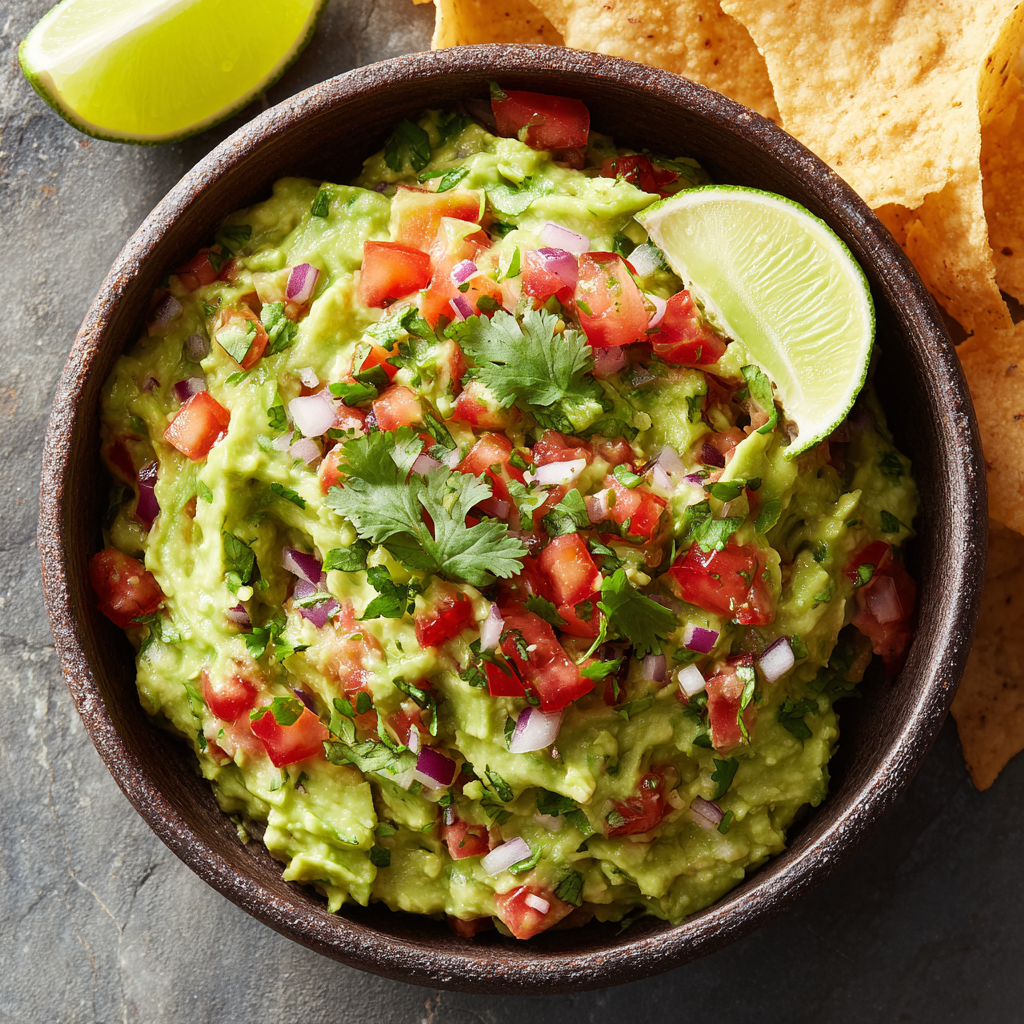 Guacamole & Pico de Gallo : Fresh Classic Mexican Dips