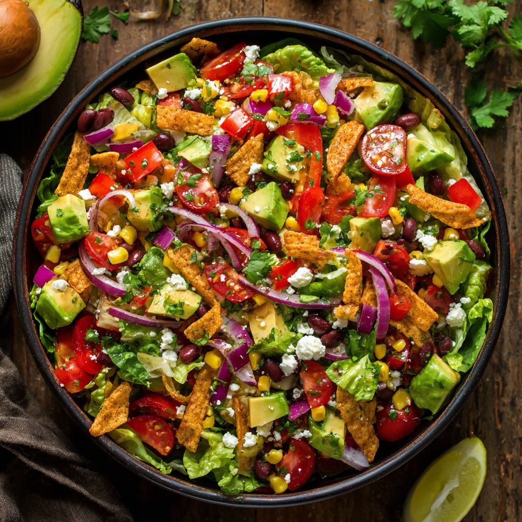 Mexican Chopped Salad : Fresh, Zesty & Loaded with Flavor