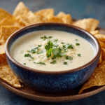Queso Blanco Dip : Creamy White Cheese Dip for Tacos & Chips