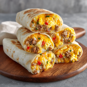 Frozen Breakfast Burritos : Heat-and-Eat Morning Magic