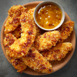 Frosted Flake Crusted Chicken Tenders : Crispy, Sweet & Totally Nostalgic